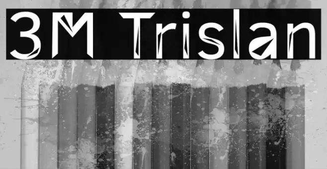 3M Trislan Font examples