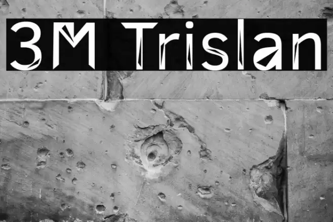3M Trislan Font examples