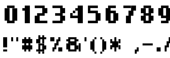 4Mini Font OTHER CHARS