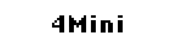 4Mini  font caratteri gratis