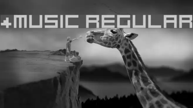 4Music Regular Font examples