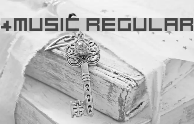 4Music Regular Font examples