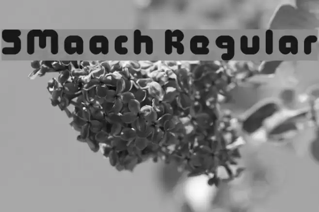 5Maach Regular Font examples