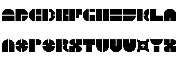 5Megabam Regular Font LOWERCASE