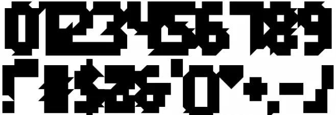 5Metrik Black Alien Regular Font OTHER CHARS