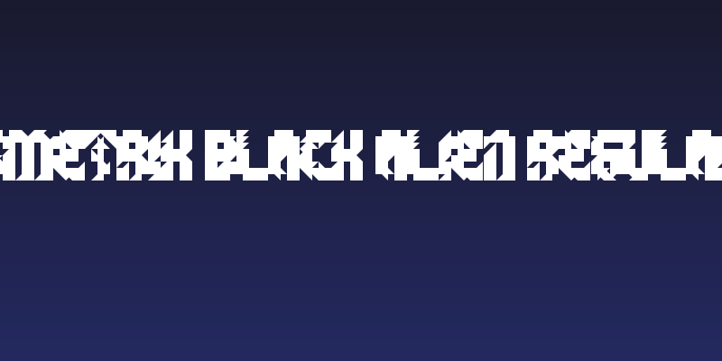 5Metrik Black Alien Regular Social Header