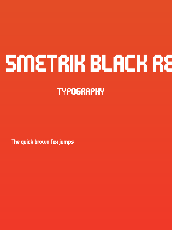5Metrik Black Regular Poster
