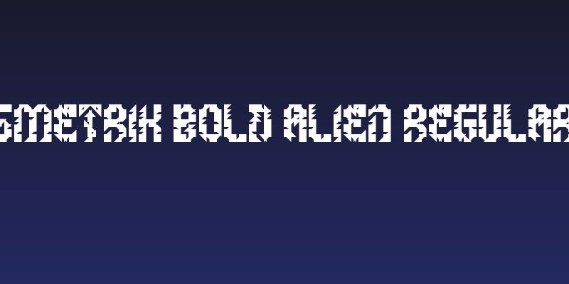 5Metrik Bold Alien Regular Social Header