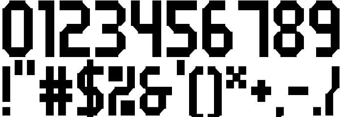 5Metrik Bold Condensed Regular Font OTHER CHARS