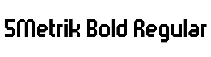 5Metrik Bold Regular फ़ॉन्ट