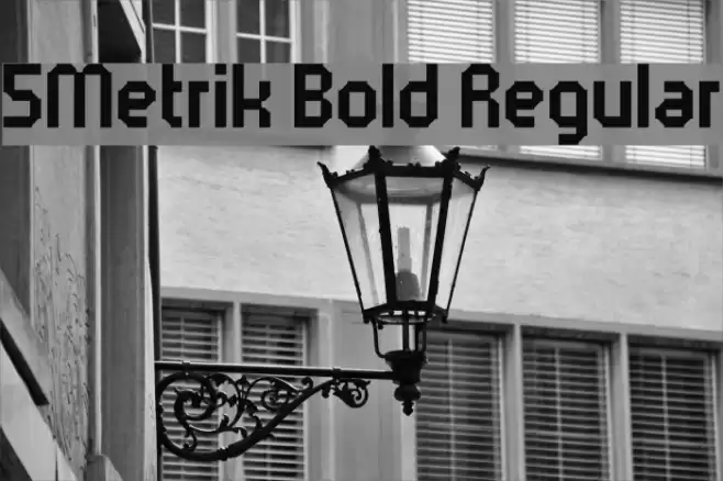 5Metrik Bold Regular Font examples
