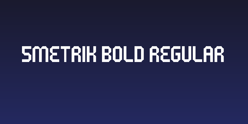 5Metrik Bold Regular Social Header