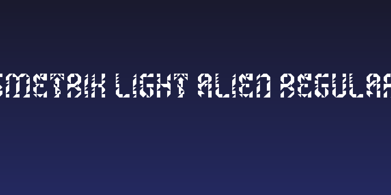 5Metrik Light Alien Regular Social Header