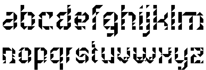 5Metrik Light Alien Regular Font LOWERCASE