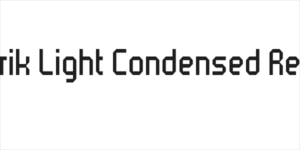 5Metrik Light Condensed Regular Logo