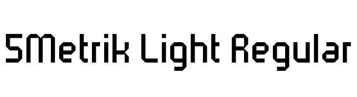 5Metrik Light Regular Font