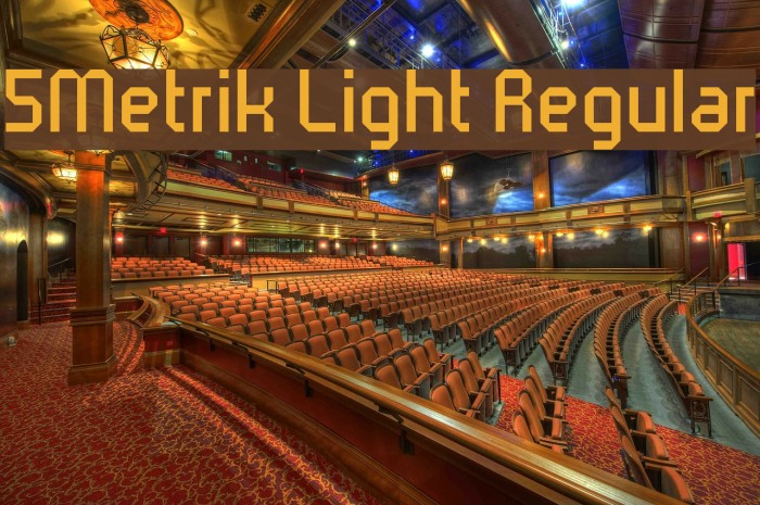 5Metrik Light Regular Font examples