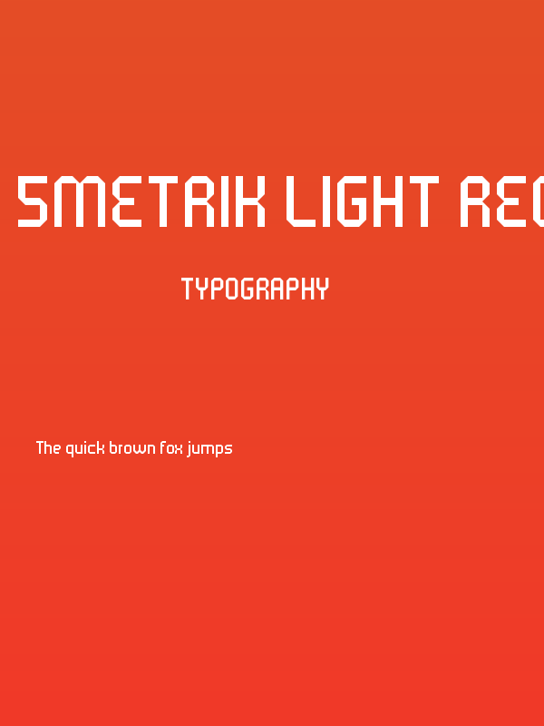 5Metrik Light Regular Poster