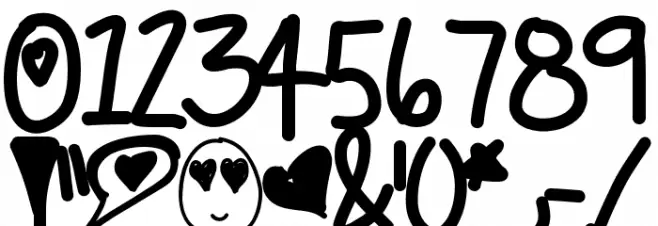 5MinFreshenUp Font OTHER CHARS