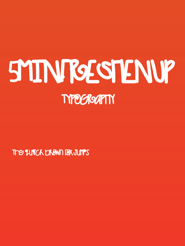 5MinFreshenUp Poster