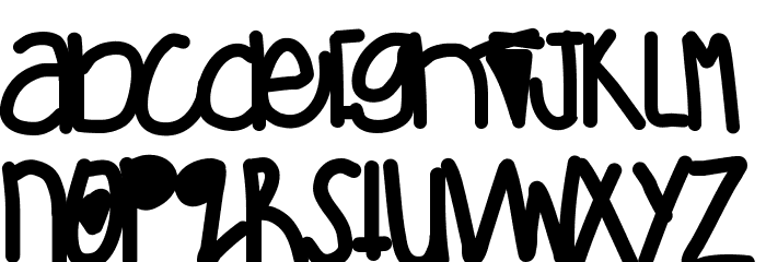5MinFreshenUp Font LOWERCASE