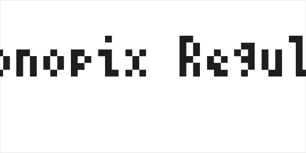 5Monopix Regular Logo