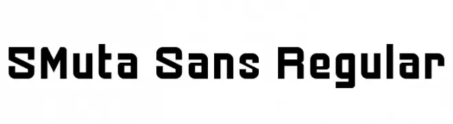 5Muta Sans Regular  Descarca Fonturi Gratis