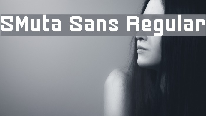 5Muta Sans Regular Font examples