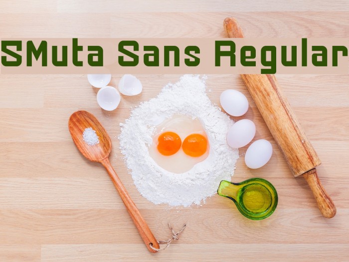 5Muta Sans Regular Font examples