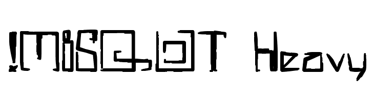 !MISQOT Heavy Font