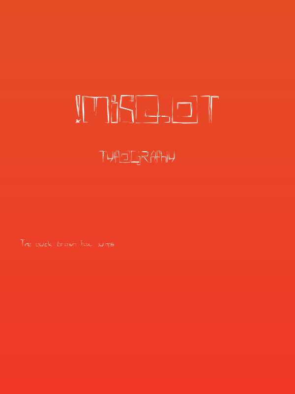 !MISQOT Poster