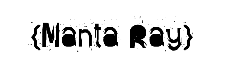{Manta Ray}  नि: शुल्क फ़ॉन्ट्स डाउनलोड