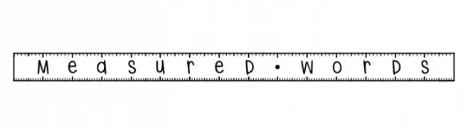 [Measured*Words]  免费字体下载