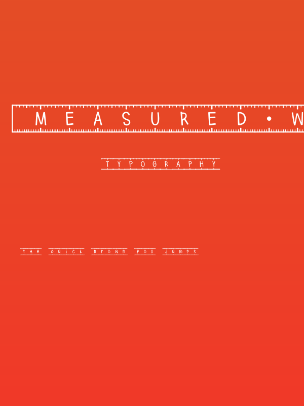 [Measured*Words] Poster