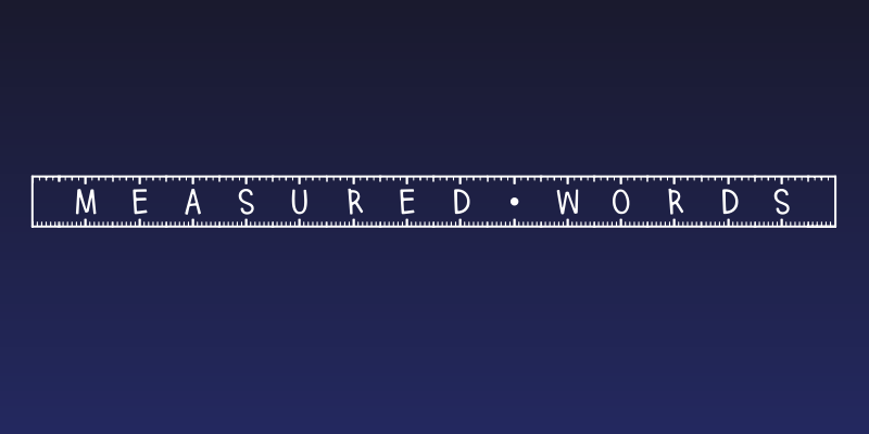 [Measured*Words] Social Header