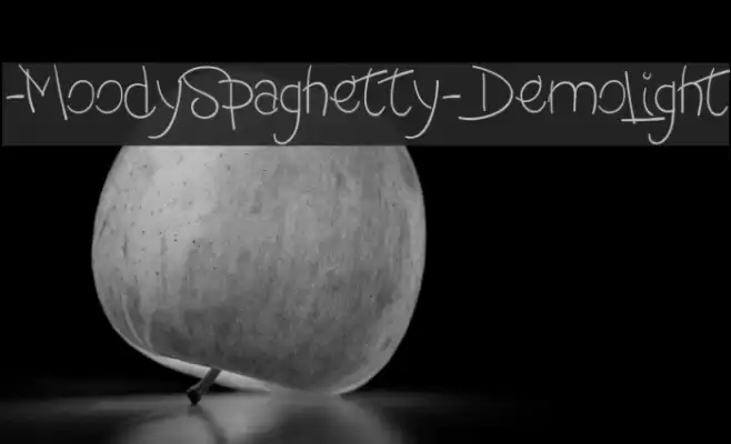 -MoodySpaghetty-DemoLight Fonte examples