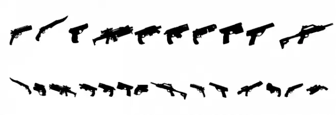 2nd Amendment 2050 Rotated Font OTHER CHARS