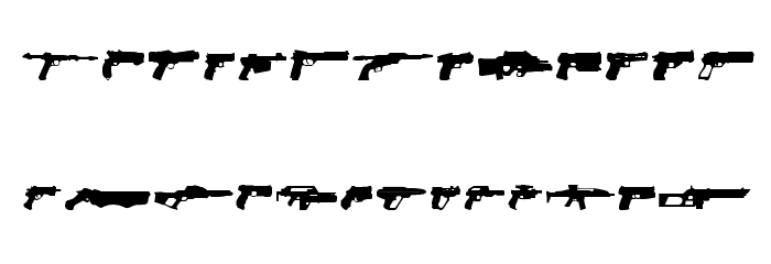 2nd Amendment 2050 Font LOWERCASE