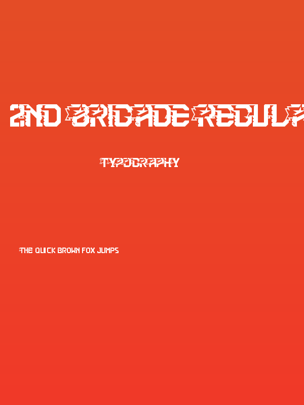 2nd Brigade Regular Poster