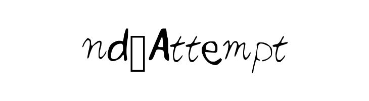 2nd_Attempt Caratteri