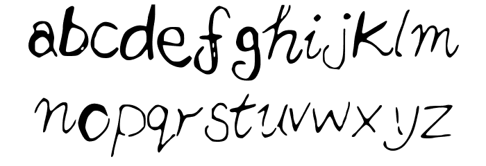 2nd_Attempt Font LOWERCASE