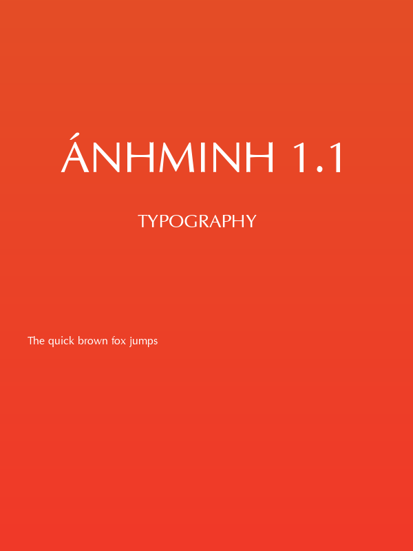 ÁnhMinh 1.1 Poster