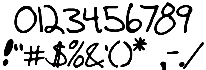 Ænigma Scrawl 3 BRK Font OTHER CHARS