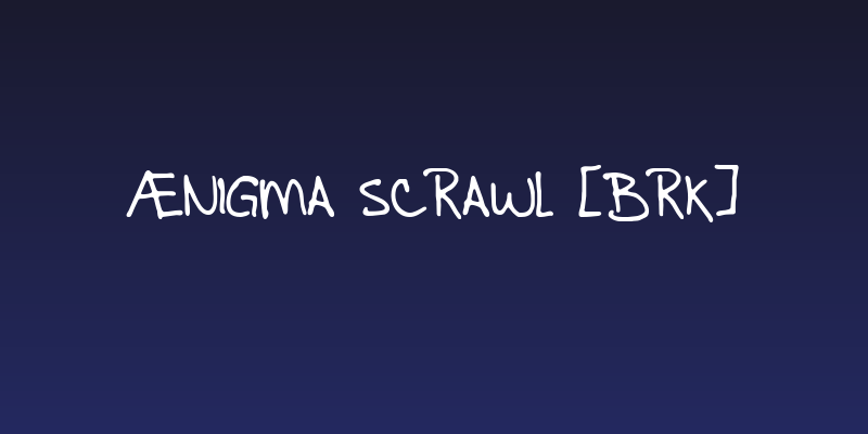 Ænigma Scrawl [BRK] Social Header