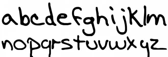 Ænigma Scrawl [BRK] Caratteri MINUSCOLO