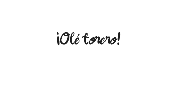¡Olé torero! Logo