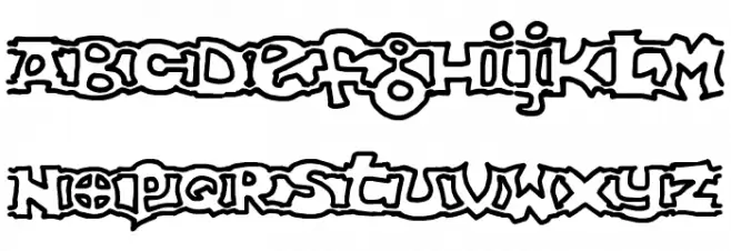 {ogrejuice} Caratteri MINUSCOLO