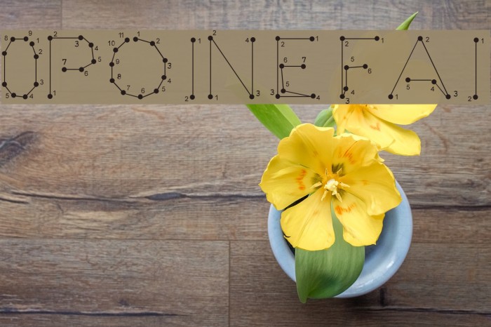0Pointe-Fait Font examples