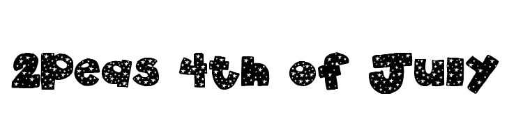 2Peas 4th of July Font