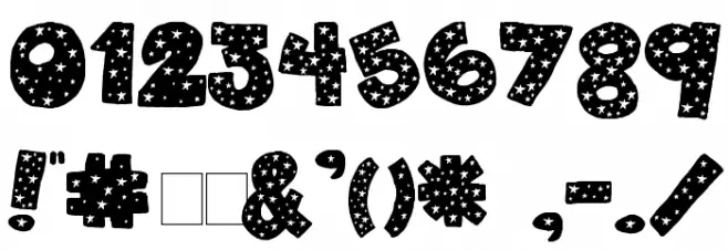 2Peas 4th of July Font OTHER CHARS